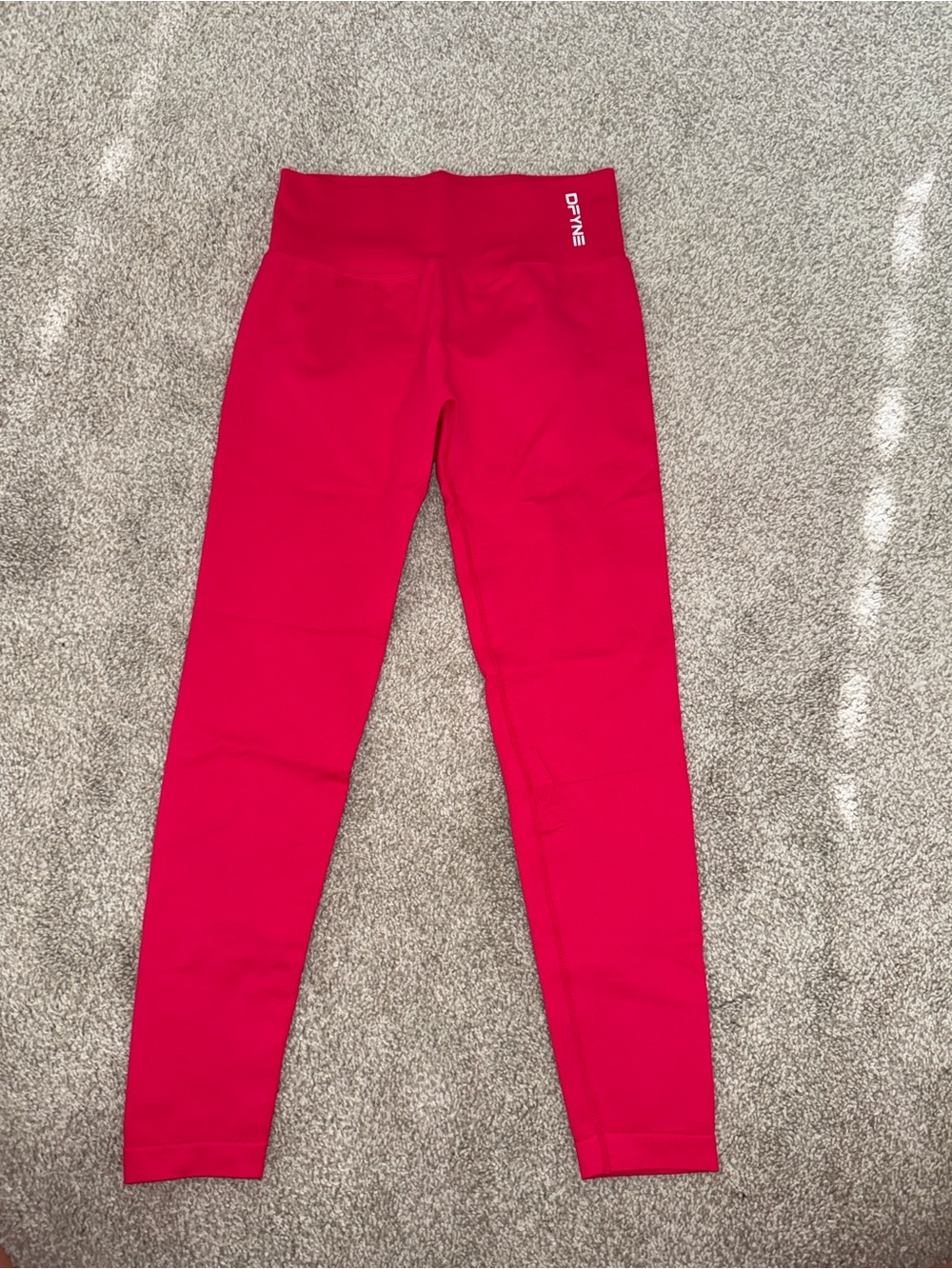 DF/NE High-Waist Hot Pink Performance Leggings
